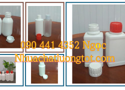 Bình nhựa 1 lít đựng xăng dầu, chai nhựa 500ml công nghiệp, chai nhựa HDPE 250ml đựng hoá chất