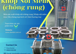 Khớp nối mềm inox dùng trong công nghiệp ( mối nối mềm inox, khớp nối giãn nở inox )