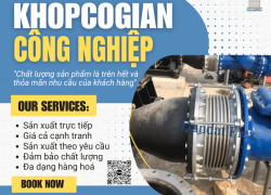 Khớp Co Giãn Cho Nồi Hơi Công Nghiệp – Khớp nối giãn nở nhiệt inox, Khớp giãn nở nhiệt bằng vải