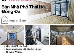 Bán nhà Phố Thái Hà, Nhà Mới Tinh, Ngõ Nông Gần Ô Tô, 38mx7T, Giá: 11.8 Tỷ, Lh: 0396935190.