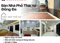 Bán nhà Phố Thái Hà, Nhà Siêu Đẹp, Full Nội Thất, Ở Ngay, 40mx7T, Giá: 12 Tỷ, Lh: 0396935190.