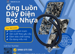 ỐNG LUỒN DÂY ĐIỆN BỌC NHỰA – Ống ruột gà lõi thép bọc nhựa, Đầu nối ống luồn dây điện