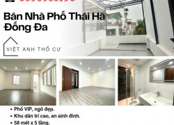 Bán nhà Phố Thái Hà, Ngõ Đẹp, Sổ Vuông, 9 Ngủ, 58mx5T, Giá: 12.9 Tỷ, Lh: 0396935190.