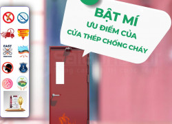 🚪CỬA THÉP CHỐNG CHÁY SAIGONDOOR – AN TOÀN TUYỆT ĐỐI CHO MỌI CÔNG TRÌNH