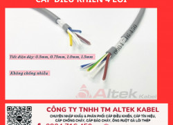 Cáp nguồn, cáp tín hiệu 4 lõi Altek Kabel Hà Nội, Bắc Ninh, Bắc Giang