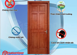 ✨ CỬA GỖ TỰ NHIÊN SAIGONDOOR – SANG TRỌNG & ĐẲNG CẤP