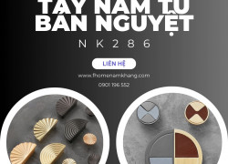 BST tay nắm tủ bán nguyệt NK286 | Zalo 0901 196 552