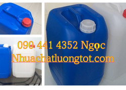 Can nhựa 30 lít vuông trắng, can nhựa 25 lít đựng xăng, can nhựa 20 lít đựng nông dược, can nhựa 10 lít vuông