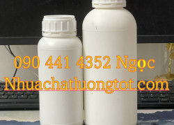 Bán chai nhựa 1 lít nắp garenty, chai nhựa 500ml đựng hoá chất, chai nhựa 250ml đựng thuốc tẩy, chai nhựa 100ml