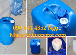 Thùng nhựa 10 lít HDPE, can nhựa 20 lít vuông dày, can nhựa 25 lít đựng hoá chất, can nhựa 30 lít đựng hoá chất