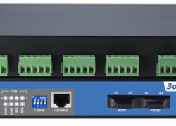 IMF204-2F: 4 RS-485 + 2 Fiber Ports Unmanaged Ring Network Serial to Fiber MODEM