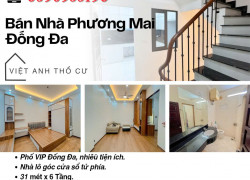 Bán nhà Phố Phương Mai_Vị Trí Trung Tâm_Lô Góc Thoáng Sáng_31mx6T_Giá: 6.8 Tỷ_Lh: 0396935190.