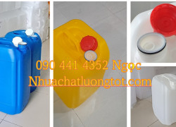 Thùng nhựa 10 lít đựng hoá chất thoát khí, can nhựa 20 lít vuông đựng hoá chất, thùng nhựa 25 lít đựng axit