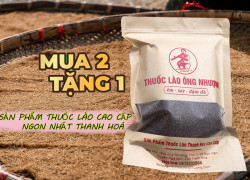 THUỐC LÀO ÔNG NHƯỢNG CAO CẤP THANH HOÁ 80K 1 LẠNG