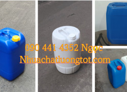 Gía can nhựa 10 lít đựng thực phẩm, can nhựa 20 lít đựng hoá chất, can nhựa 25 lít đựng hoá chất công nghiệp