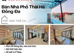 Bán nhà Phố Thái Hà_Nhà Mới Đập Hộp_Hai Thoáng Vĩnh Viễn_40mx6T_Giá: 13.9 Tỷ_Lh: 0396935190.