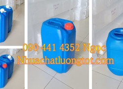 Can nhựa vuông 30L, giá can nhựa 25 lít đựng hoá chất, can nhựa 20 lít vuông dày, can nhựa 10 lít màu vàng