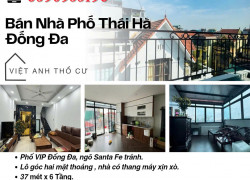 Bán nhà Phố Thái Hà_Nhà Full Nội Thất_Ngõ Huyndai Santa Fe Tránh_37mx6T_Giá: 13.5 Tỷ_Lh: 0396935190.