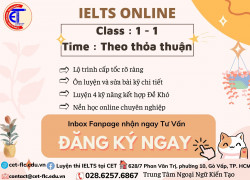 LỊCH HỌC IELTS TẠI CET NĂM 2025 – LUYỆN IELTS TỪ 5.0 đến 7.0+