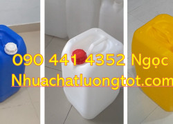 Công ty sản xuất can nhựa 10 lít đựng axit, thùng nhựa 20 lít đựng hoá chất, can nhựa 25L đựng mẫu,