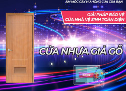 Cửa nhựa giả gỗ Saigondoor