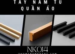 Tay nắm tủ quần áo hợp kim cao cấp NK014 | Zalo 0901 196 552