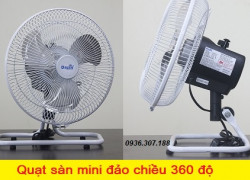 Địa chỉ mua Quạt sàn mini đảo chiều 360 độ giá rẻ ở Hải phòng