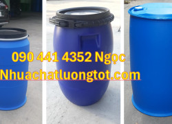 Thùng phuy nhựa 30l, bán thùng phuy nhựa 50L, vỏ thùng phuy nhựa 60 lít, thùng phuy đựng hoá chất 100L