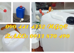 Bán can nhựa 10 lít dày, can nhựa 20 lít đựng hoá chất, thùng nhựa 25 lít đựng axit, can nhựa 30 lít đựng dung môi