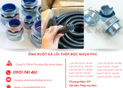 Bảng giá ống ruột gà lõi thép bọc nhựa, ống ruột gà kín nước