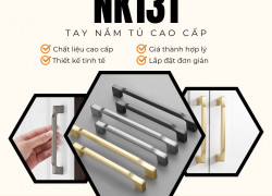 Tay nắm cửa tủ dạng thanh bo tròn NK131 | Zalo 0901 196 552