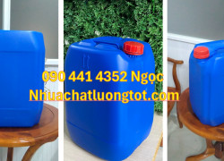 Can nhựa 10 lít đựng axit, can nhựa 20 lít đựng thuốc thủy sản, can nhựa 25 lít đựng chất tẩy rửa máy móc