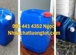 Can nhựa 30 lít đựng hóa chất độc hại, can nhựa 25 lít đựng hóa chất lây nhiễm, can nhựa 20 lít đựng hóa chất