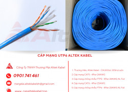 Cáp mạng Altek Kabel UTP/ FTP dùng ngoài trời