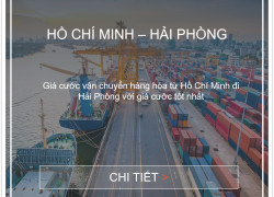 Giá cước vận chuyển hàng hóa từ Hồ Chí Minh đi Hải Phòng