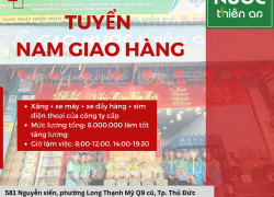 Tuyển bạn nam giao hàng