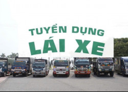 Cần tuyển 5 tài xế xe tải 1 tấn làm tại quận Tân Phú