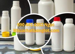 Chai nhựa 1 lít đựng thuốc diệt côn trùng, chai nhựa 500ml đựng hóa chất, vỏ chai nhựa 250ml vòi ấn đựng hóa chất