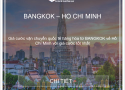 Vận chuyển hàng chính ngạch từ Bangkok về Hồ Chí Minh