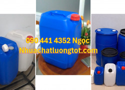 Can nhựa 10 lít đựng dung môi, can nhựa 20L đựng hóa chất, can nhựa 25 lít đựng thuốc thủy sản