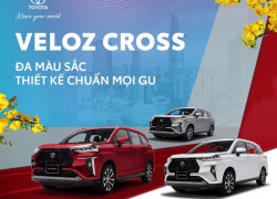 TOYOTA VELOZZ CROSS 2025  giảm 50% Thuế trước bạ