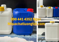 SX can nhựa 5 lít vuông, can nhựa 2 lít tròn, can nhựa 1 lít đựng hóa chất, can nhựa 500ml vuông trắng có vạch chia