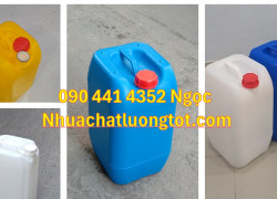 Can nhựa đựng 10 lít dung môi, thùng nhựa 20 lít đựng chất lỏng, can nhựa 25 lít đựng phân bón, can nhựa 30l HDPE