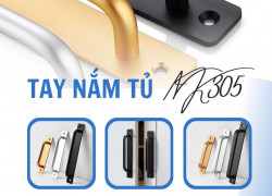 Tay nắm tủ hợp kim dạng thanh ngang NK305 | Zalo 0901 196 552