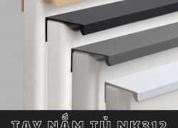 Tay nắm tủ dạng vát cạnh hiện đại NK312 | Zalo 0901 196 552