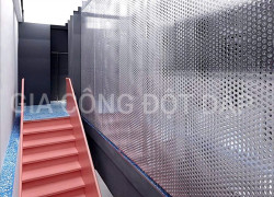 Nhôm dập lỗ trang trí mặt dựng