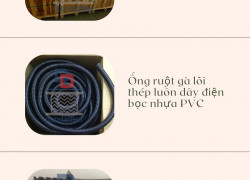 Ống ruột gà lõi thép có lõi bọc PVC, Ống thép mềm luồn dây điện, Ống luồn dây điện bọc lưới inox