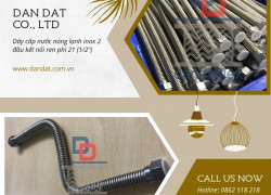 Dây dẫn nước chịu nhiệt, Dây cấp nước bình nóng lạnh, Ống dẫn nước mềm, Dây dẫn nước dài 40cm