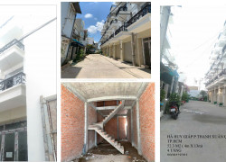 🔥 Nhà 4 Tầng HÀ HUY GIÁP phường THẠNH XUÂN Q12 Dt 52,6m2 (4x13) 💰 chỉ 4,6 tỷ, Hẻm Ô tô, 4PN