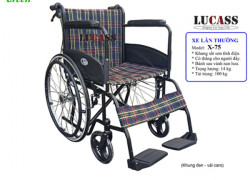 Xe lăn tay Lucass X75, chính hãng, giá tốt - Y tế Green Thanh Hoá